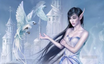  Fu Oil Painting - funny fairy Asian Fantasy